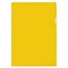 Kangaro Polypropylene Plastic Document Cover DIN A4 Grained Transparent Yellow