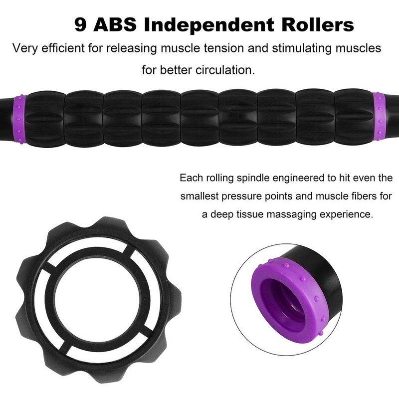 Yansyi Muscle Roller Stick for Athletes - Body Massage Roller
