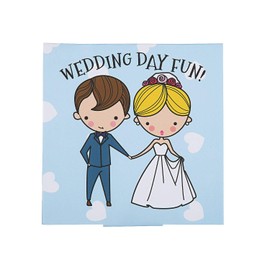 Color Your Own Wedding Kids Table Activity Set 12Pc - Crafts for Kids and Fun Home Activities