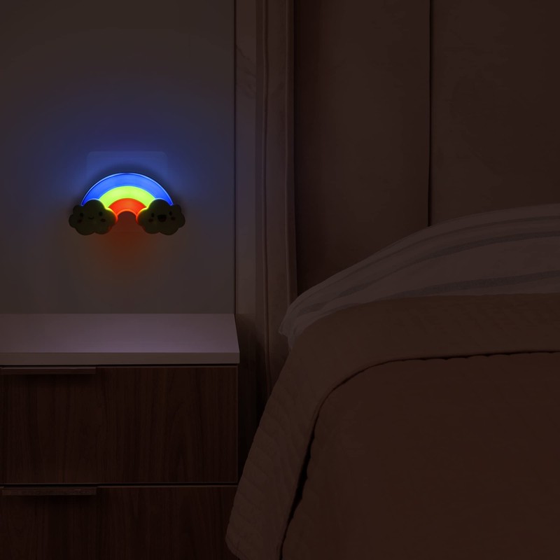 Annmore Night Light Children's Socket Pack of 2 LED Rainbow