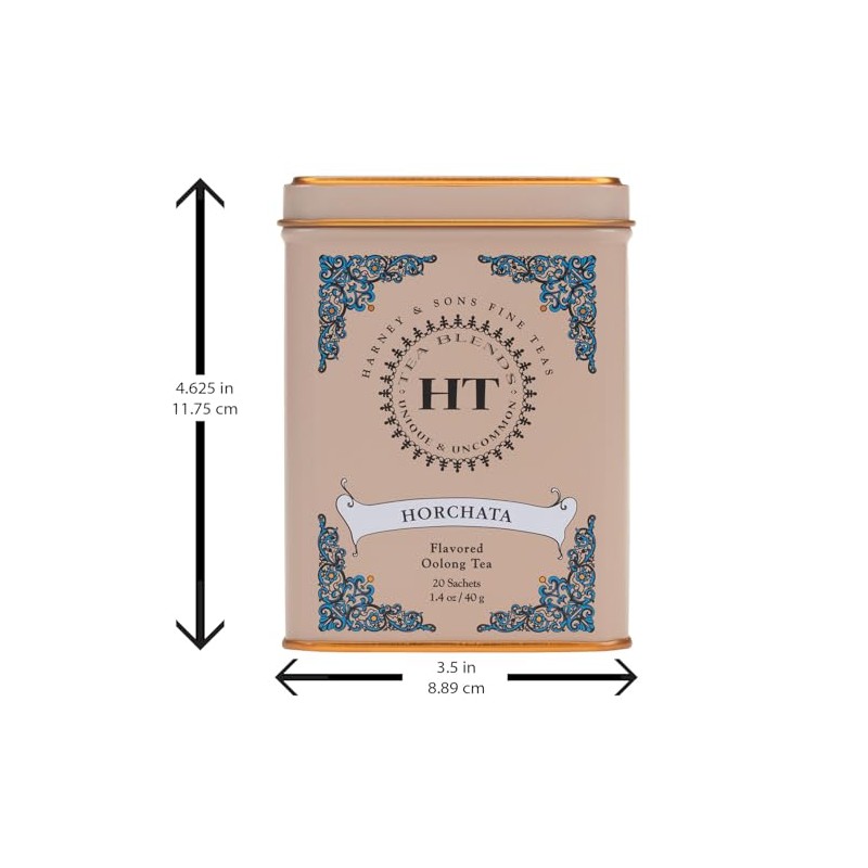 Harney & Sons Té Oolong Aromatizado Horchata, Línea HT, 20