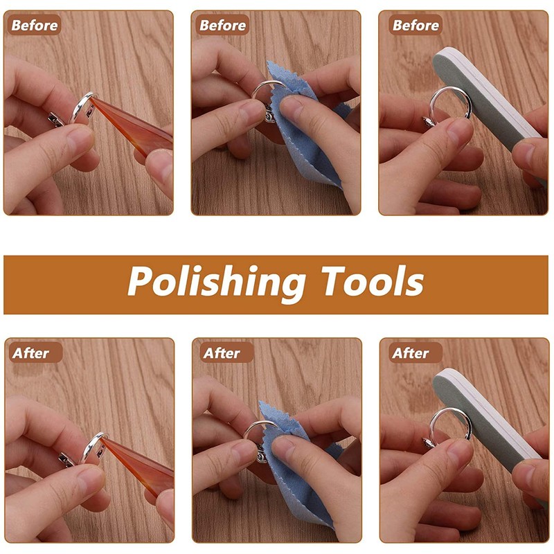 LUTER 11-Piece Jewellery Ring Sizer Tools Set, Ring Mandrel, Ring