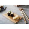 Reishunger Sushi Serving Board Traditional Bamboo Serving Plate, 18 x