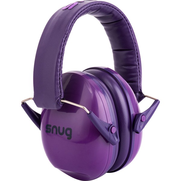 Snug Kids Ear Defenders - Noise Cancelling Headphones Protectors for Children, Toddlers and Baby (Purple)