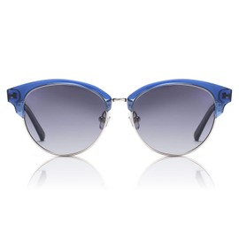 DUCO 1221 Women's Sunglasses, Polarized Lenses, UV 400 Protection, Stylish, Small Face, Glasses Case Included, Blue