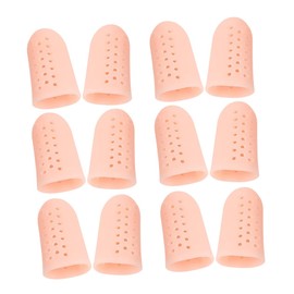 IWOWHERO 6 Pairs Big Toe Protective Sleeves Wear Friction Costume Accessories for Comfortable Outdoor Wear Skin Color Alleviates Prevents Toe Malformation