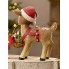 Bethany Lowe Christmas “Reindeer Carrying Basket” TJ3319 11” NEW
