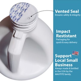 12% Hydrogen Peroxide Solution (2 Pack) of 32 Fl Oz Bottles (Just Food-Grade H2O2 & Water!) - Ecofriendly Natural Cleaning Solution for Kitchen, Bath, Laundry, and More - HDPE Bottle Made in USA