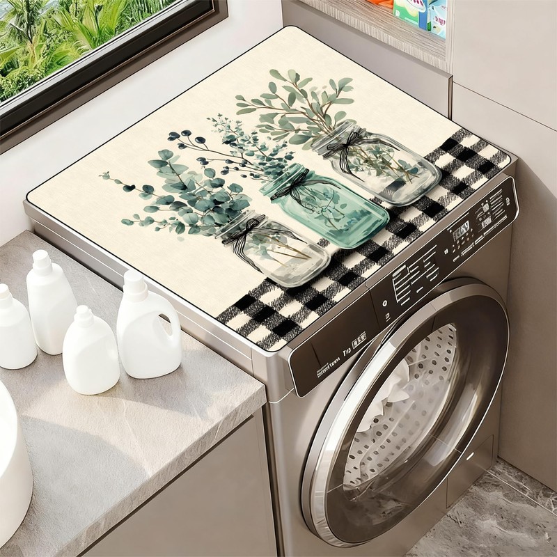 NYZE Washer Dryer Covers For The Top Non-Slip Waterproof Washing