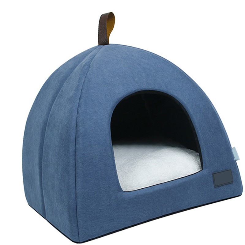 Foldable Cat Bed Breathable Cat House Indoor Pet Tent Dog