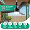 lbvuer Small Ceiling Fans with Lights,28" Plug in Ceiling Fan