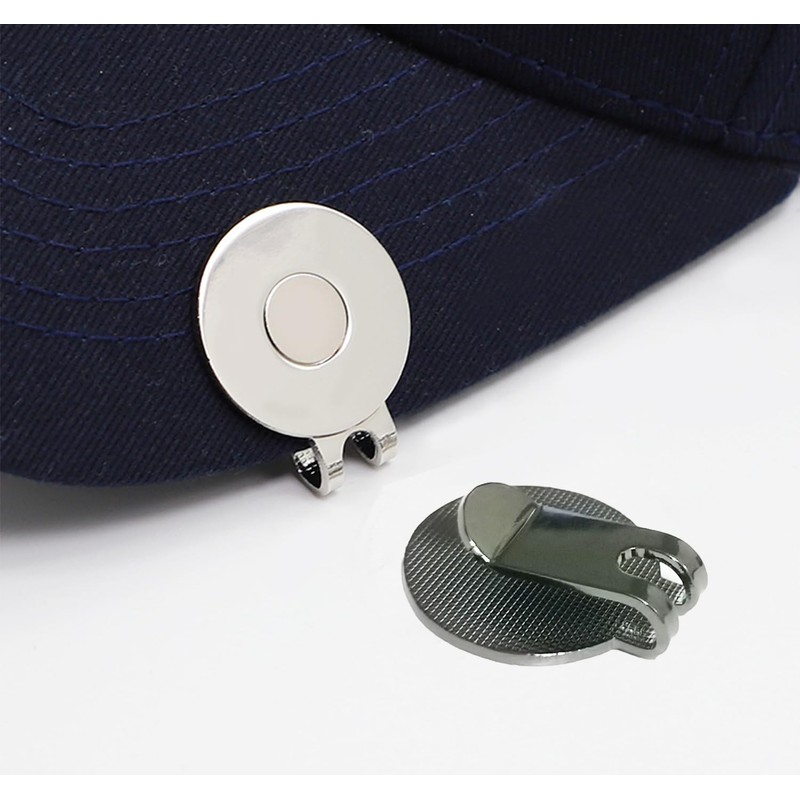 Adhere Golf Hat Clip Golf Ball Marker Holder Magnetic Golf