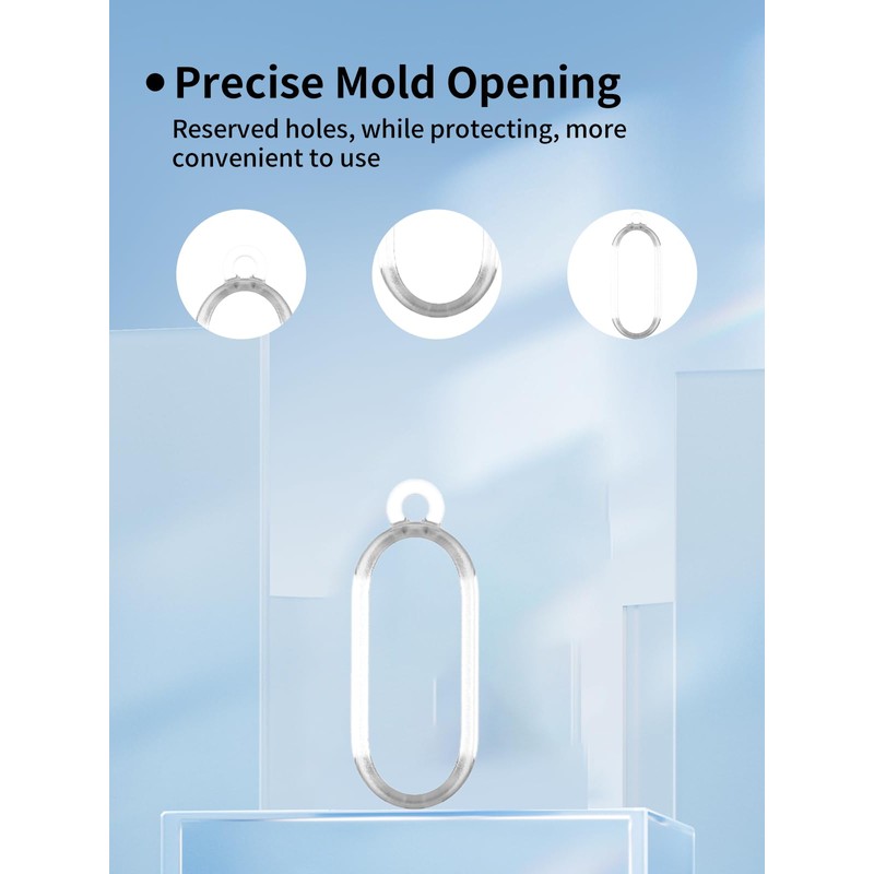 Compatible with PLAUD NotePin AI Voice Recorder，Clear PC Shockproof Protective