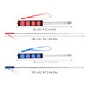 Telescopic Flag Pole 2 Pcs Handheld Flag Pole Stainless Steel