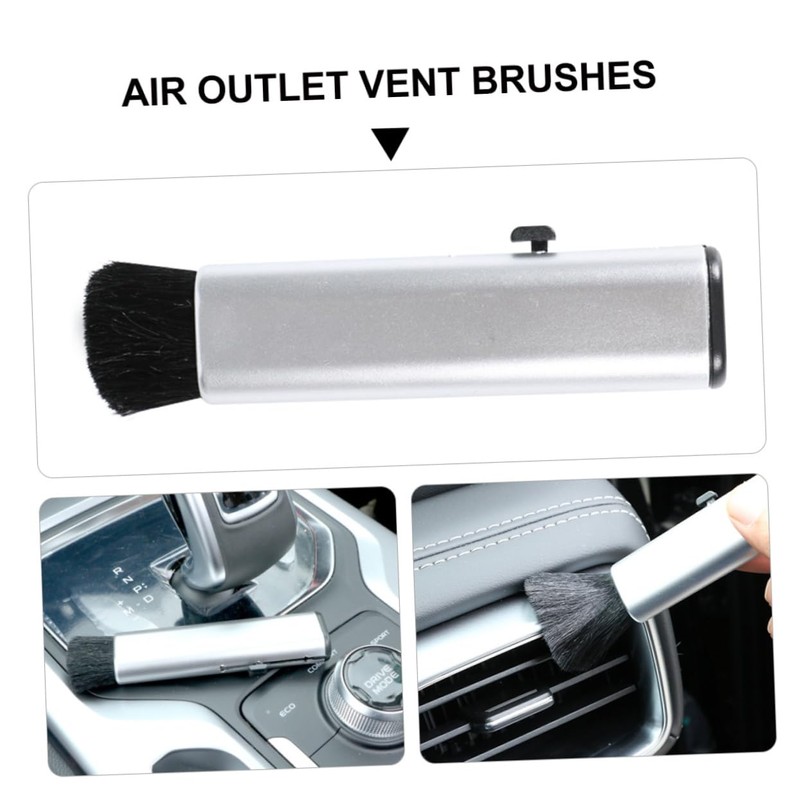 SUPVOX 2sets Car Detail Cleaning Brush Strong Flexible Car Brush