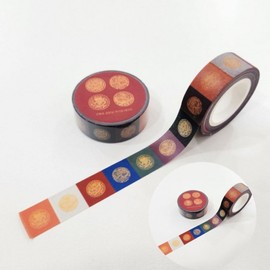 Traditional Gonryongpo Dragon Pattern Masking Tape Korean Traditional Pattern Diary Decoration I agree to third party provision for delivery of National Museum of Korea goods / 전통 곤룡포 용문양 마스킹테이프 한국전통문양 다이어리 꾸미기 국립중앙박물관 굿즈 배송을 위한 제3자 제공에 동의합니다
