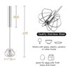Stainless Steel Semi-Automatic Whisk Egg Whisk Hand Push Rotary Whisk