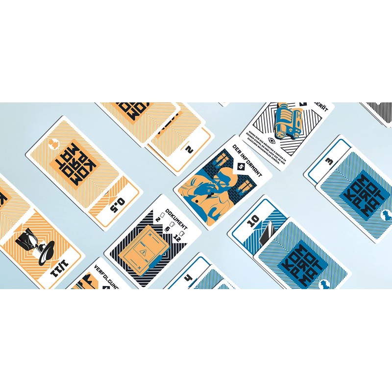 Helvetiq Verlag Kompromat Card Game, Yellow