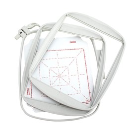 Sew Tech Embroidery Hoop for Husqvarna Viking Designer Diamond Deluxe Ruby Royale Topaz Pfaff Creative Sensation Vision etc., Sewing and Embroidery Machine Do All Quilter’s 6x6 inch (150x150 mm) Hoops