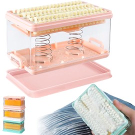 Multifunctional Soap Box Advanced Laundry Soap Case with Brush - Foaming Laundry Soap Case, New Standard for Washing Clothes, Soap Case Cleaning Storage, Laundry Soap Case, Collar, Sleeves, Shoes,