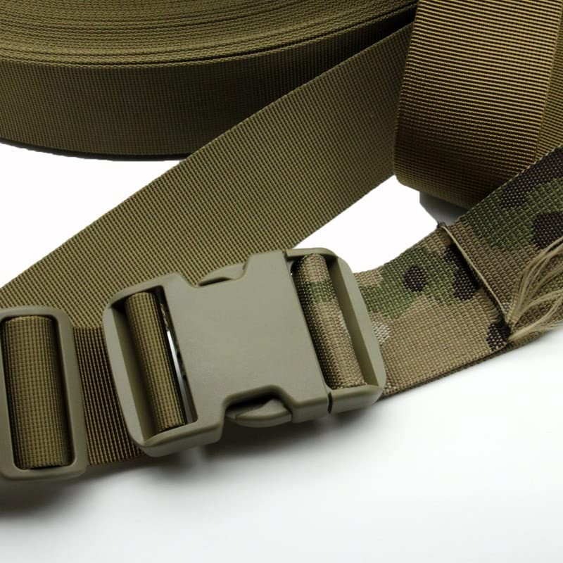 Dual Adjustable Quick Side Release Buckles Clips Snaps, Extra Thick