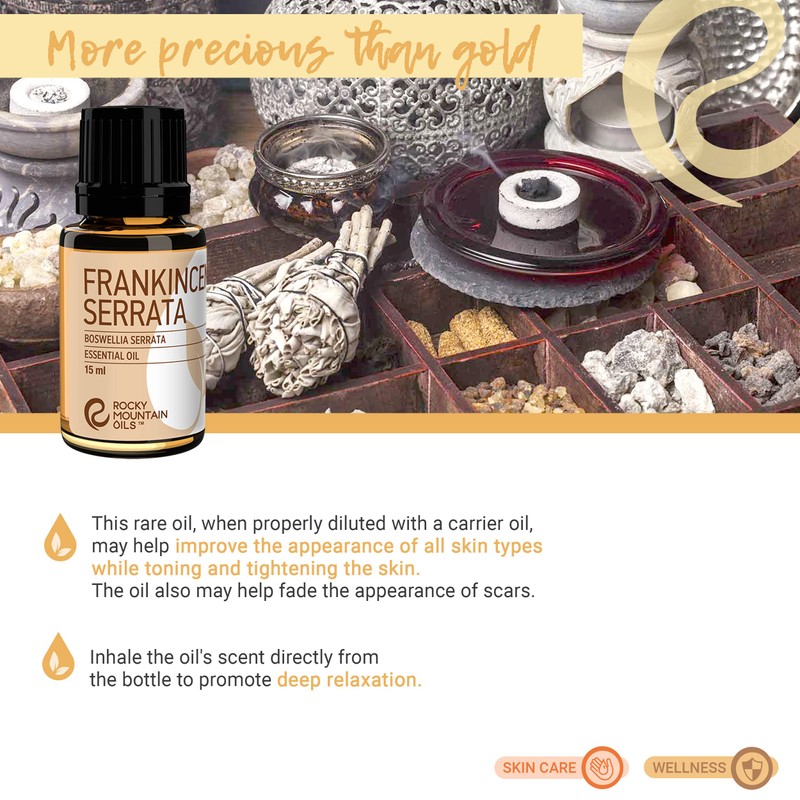 Rocky Mountain Oils - Frankincense, Serrata-15 ml | 100% Pure