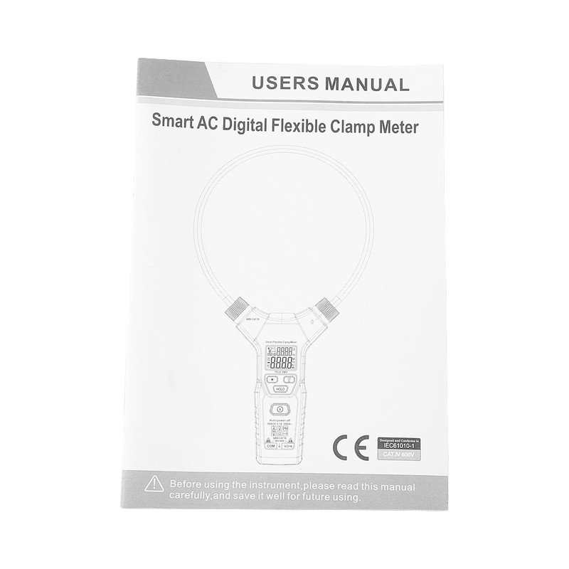 PEAKMETER PM2019S Handheld Digital Flexible Clamp Meter 3000A AC Current