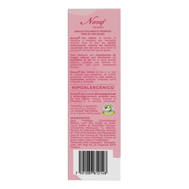 Gel Íntimo Nosop Frasco Con 120ml