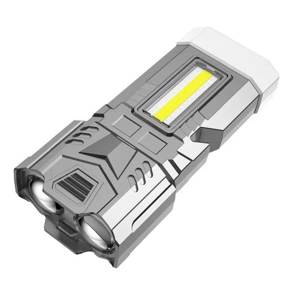 ALLOMN Rechargeable Torch Light, 1800 mAh Led Torch Super Bright