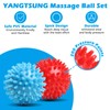 YANGTSUNG Spiky Massage Balls, Fascial Massage Ball for Plantar Fasciitis,