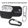 for Airpods Pro3 Case Cover, Soft Silicone Protective Case for