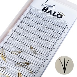 3D Pre made Fans 0.10mm D curl Eyelash Extensions Short Stem (Mixed Length)