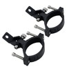 PLUSBEAM 2PCS Motorcycle Headlight Bracket, Heavy-Duty Motorbike Tube Clamp Turn