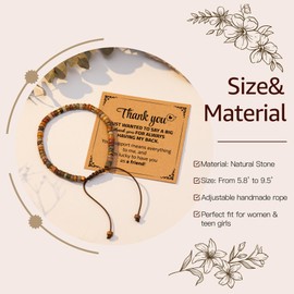 AGOT Thank You Gifts for Women - Appreciation Bracelet Gifts for Mom Loved Friends Couples Coworkers Boss Teacher Staff Employee