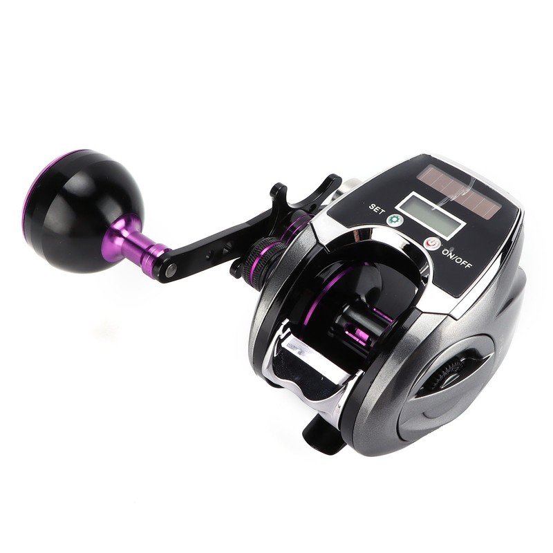 Waterproof Digital Display Baitcasting Reel 8.0:1 Speed Ratio 18+1 Bearing