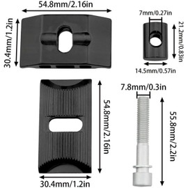 Bicycle Single Nail, Bicycle Seat Tube Head, Sitting Rod Clamp Head, for Bicycle Accessories, Single Nail Head Seat Post, Black