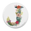 Letter J Floral Monogram Initial Kitchen Refrigerator Locker Button Magnet