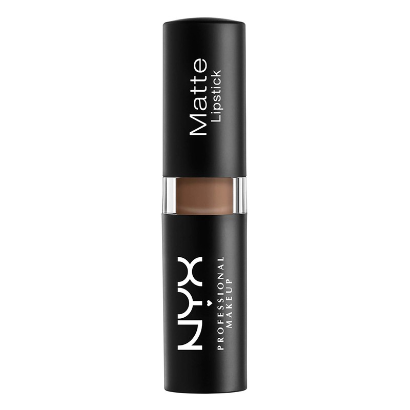 NYX PROFESSIONAL MAKEUP Matte Lipstick - Minx, Gray Taupe