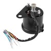 60mm Black Motorcycle Odometer Speedometer Gauge with indicator