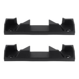 LT Easiyl 2 x Lock Strike Plate Compatible with Velux Roof Window Replacement 025116 Plastic Strike Plate Fastener Black