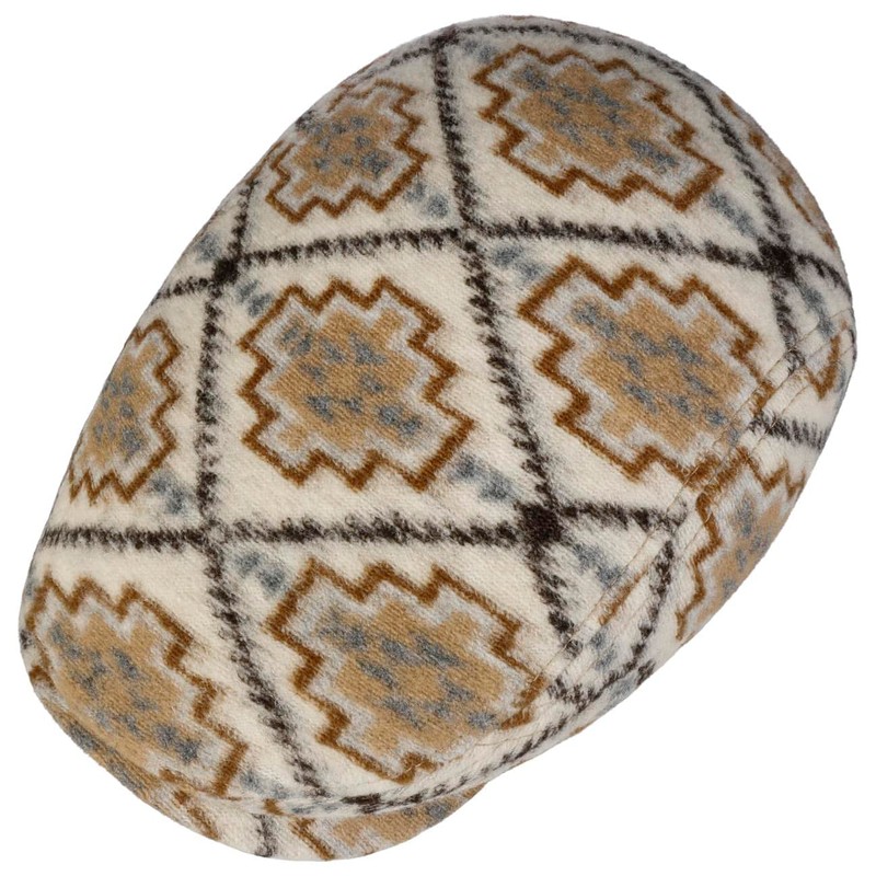 Stetson Navajo Driver Jersey Flat Cap - Multicoloured Hat -