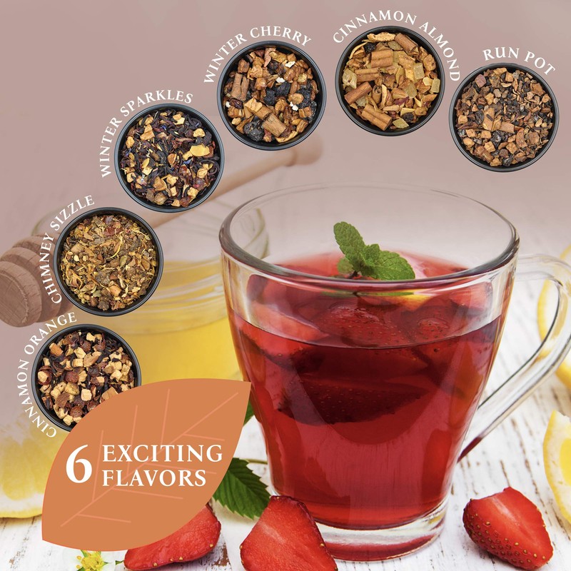 PRIME TEA - Fruit Tea Sampler Set - Assorted Variety