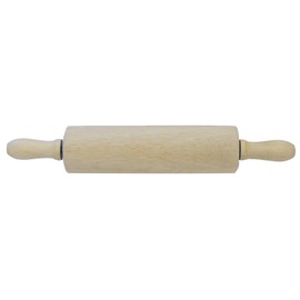 R&M International Small 6" Wood Rolling Pin, 1.75" Diameter,Brown