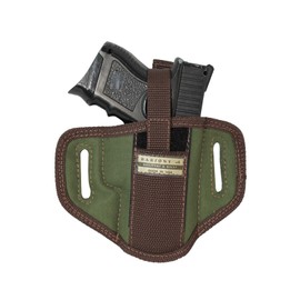 Barsony New Woodland Green Ambidextrous Pancake Holster for Springfield XDS Sub-Comp 3.3in