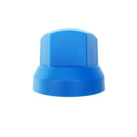 Matel Service 10x Blue Wheel Nut Caps Diameter 32 mm Wheel Nut Cover Wheel Nut Protection Cap Truck