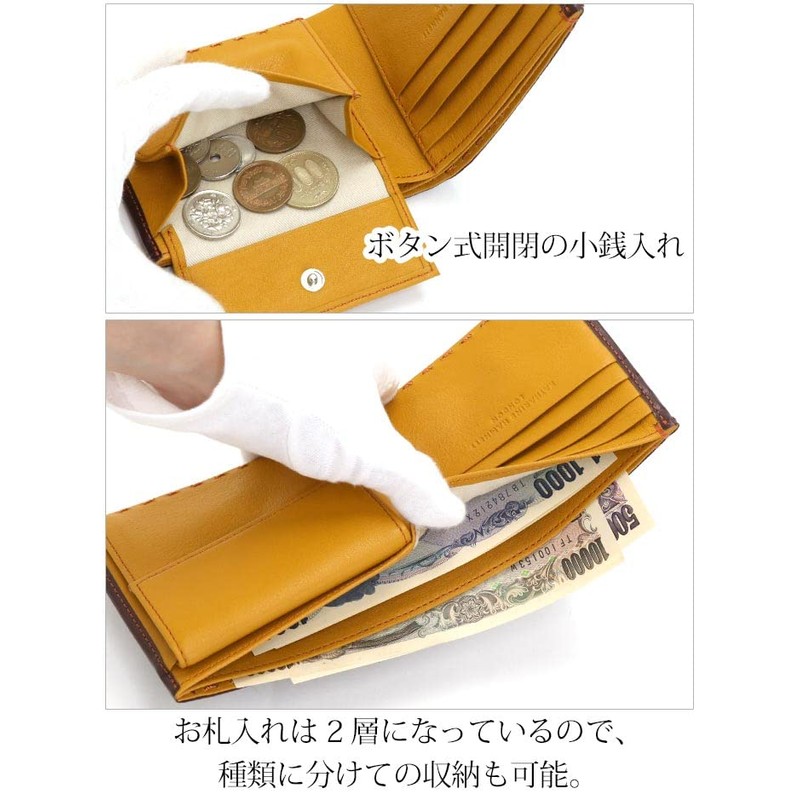 Catherine Hamnet London Bifold Wallet, Color Tailored 2, Made in