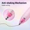 WRITECH Retractable Gel Ink Pens: 0.5mm Black-Ink Switch Between Silent