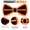 LED Light Up Suspenders with Bow Tie – Party Costume