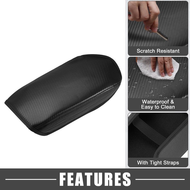 X AUTOHAUX Center Console Cover Pad Waterproof Car Armrest Cover