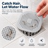 Silicone Drain Hair Catcher for Sink & Shower – Flexible